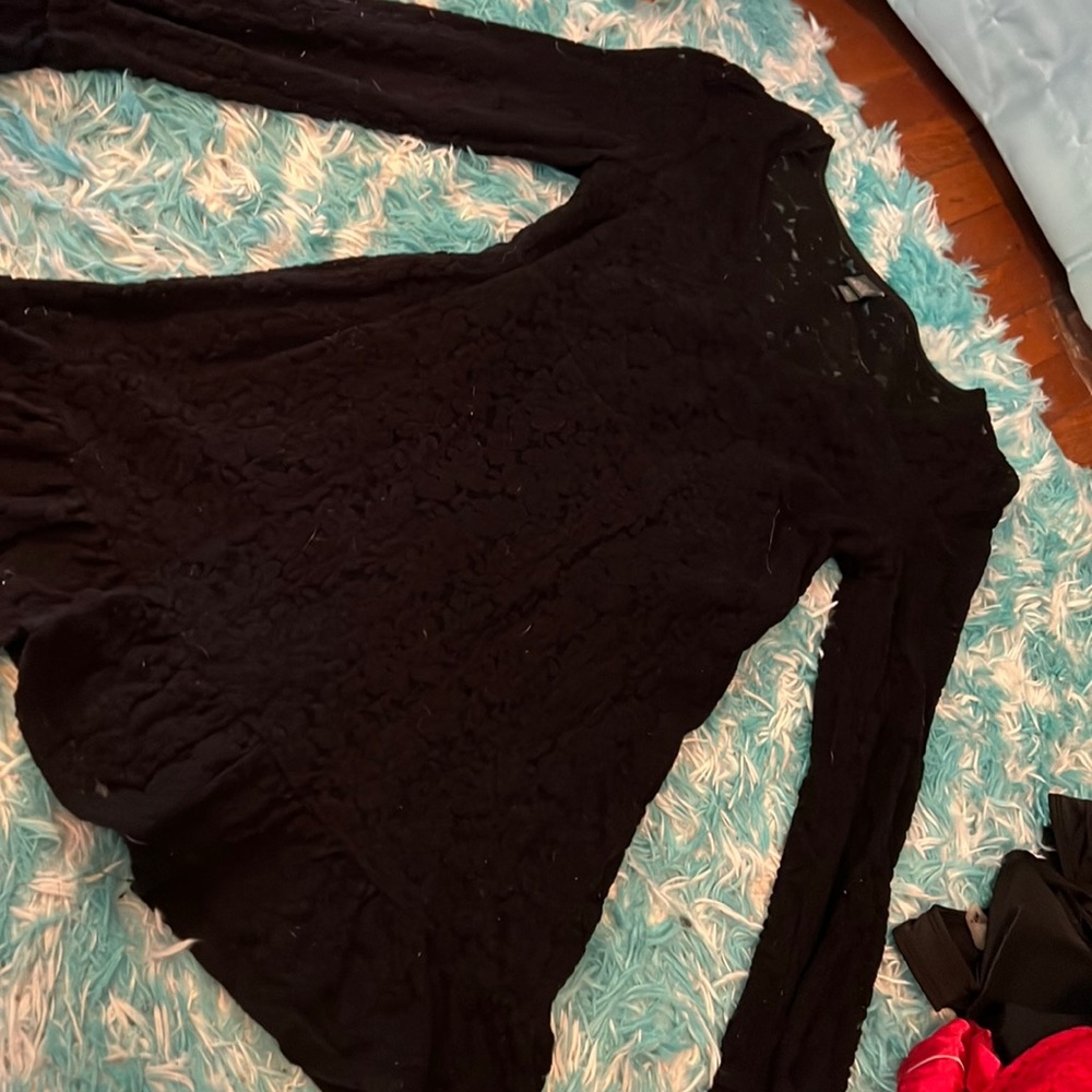 Black lace dress